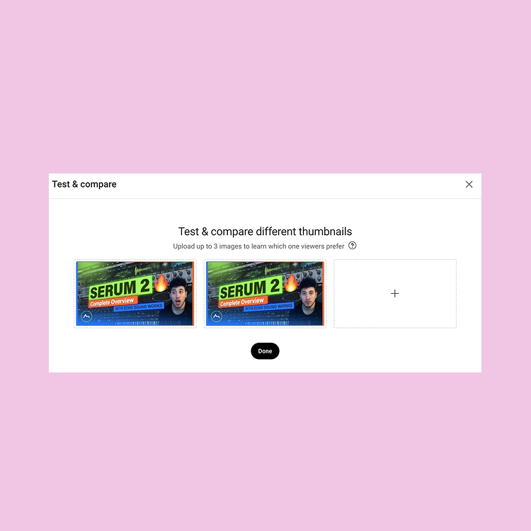 Test and Optimize